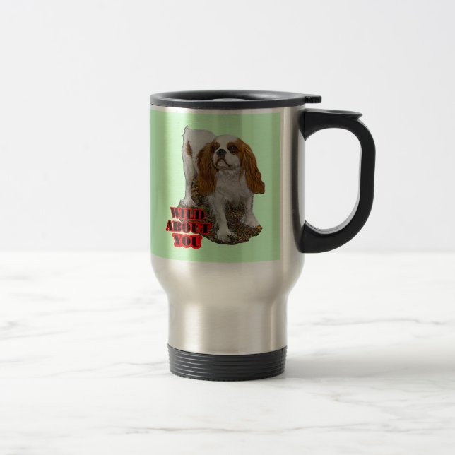 Cavalier Spaniel Travel Mug (Right)