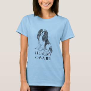 Cavalier Tee Shirt, I LOVE MY CAVALIER