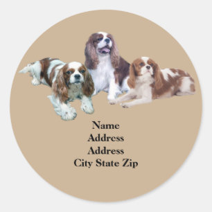 Cavalier Threesome Address Label