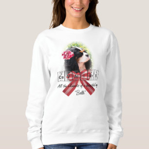 Cavalier Tricolor Dog Lovers Christmas Sweater