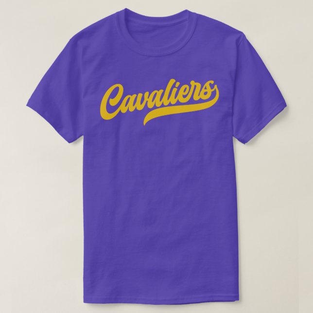 Cavaliers Retro Cavaliers Basketball T-Shirt (Design Front)