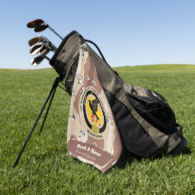 Cavalry Association Golf Towel - Desert Camo