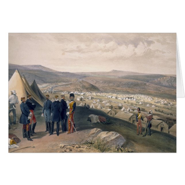 Cavalry Camp, plate from 'The Seat of War in the E (Front Horizontal)