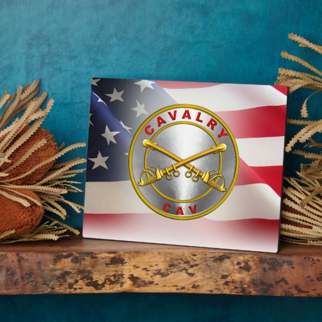 Cavalry “CAV Trooper” Veteran Plaque (Side)