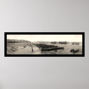 Cavalry Fort Meade Photo 1909 Poster