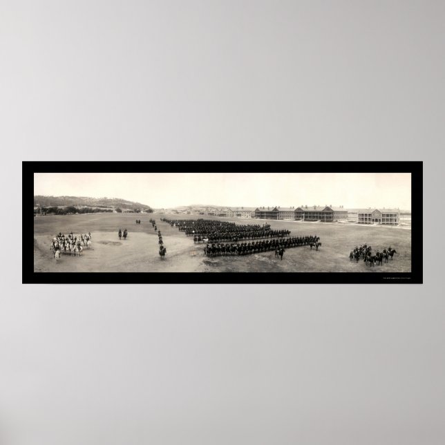 Cavalry Fort Meade Photo 1909 Poster (Front)