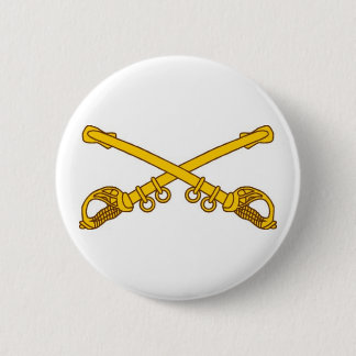 Cavalry Sabres 6 Cm Round Badge