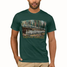 Cavalry Troop on Redwood Tree Men's Shirt