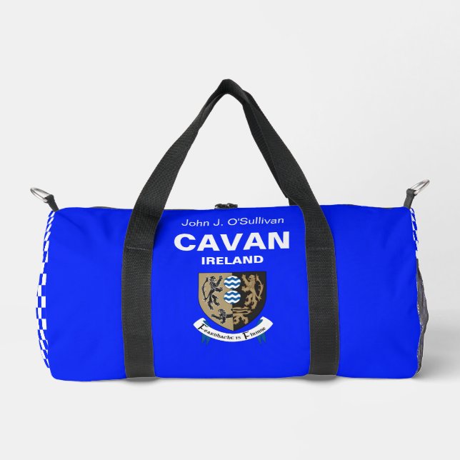 Cavan Ireland - Irish Personalized Duffle Bag (Front)