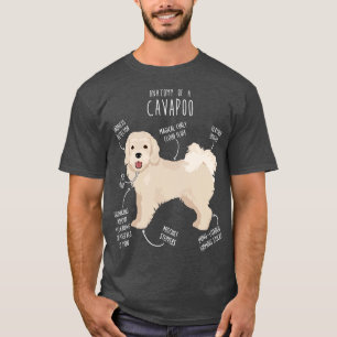 Cavapoo Dog Anatomy 1 T-Shirt