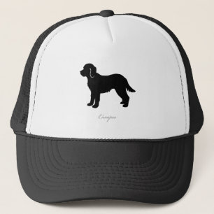 Cavapoo silhouette trucker hat