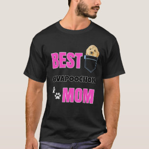 Cavapoochon in pocket Puppy Dog Lover cute Best Po T-Shirt