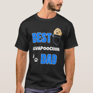 Cavapoochon in pocket Puppy Dog Lover cute Best Po T-Shirt
