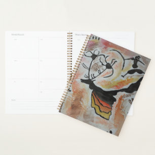 Cave Art Abstract Planner