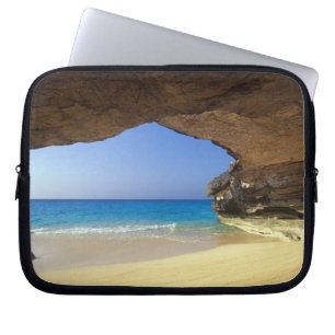 Cave at French Bay, San Salvador Island, Laptop Sleeve