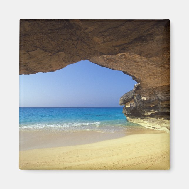 Cave at French Bay, San Salvador Island, Magnet (Front)