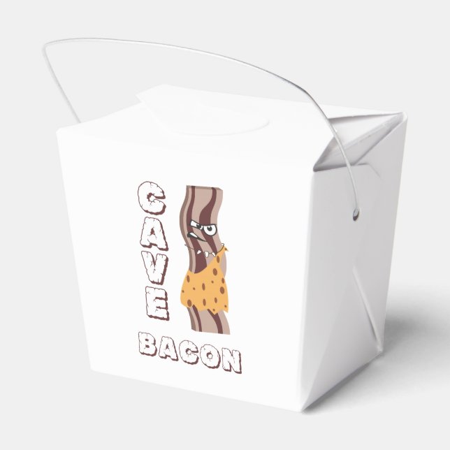 Cave Bacon Favour Box (Back Side)