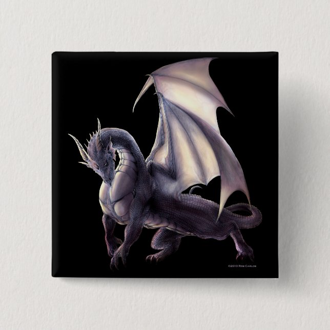 Cave Dragon Button (Front)