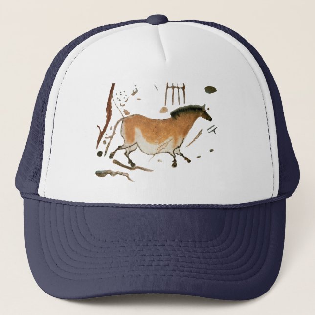 Cave drawings Lascaux French Prehistoric Trucker Hat (Front)