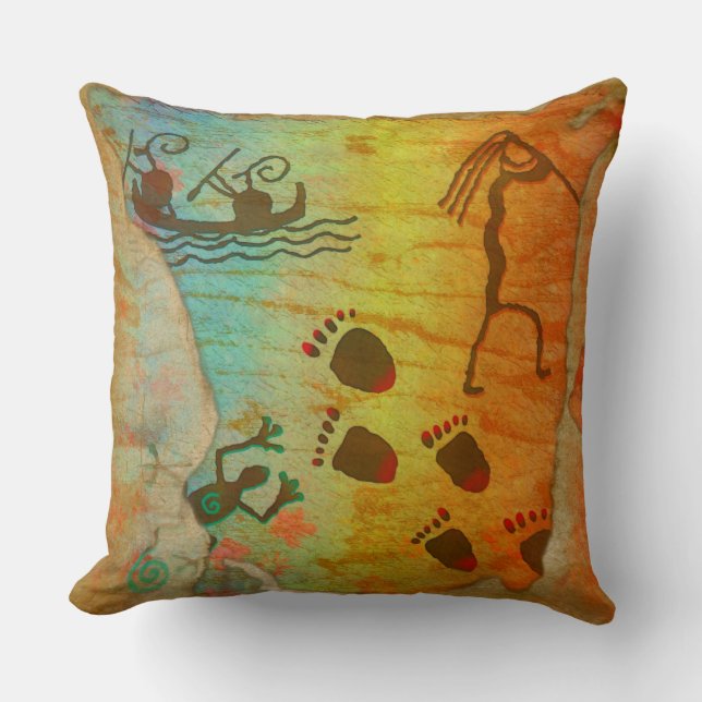 Cave Dwelling Native American DECOR Cushion (Front)