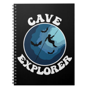 Cave Explorer Caver Caving Speleology Spelunking Notebook