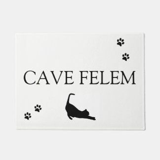CAVE FELEM - Beware of the cat Doormat