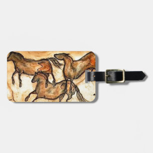 Cave Horses ** Luggage Tag
