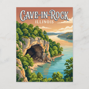 Cave-in-Rock Illinois Postcard