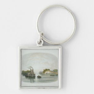 Cave-in-Rock, view on the Ohio, plate 7 from Volum Key Ring