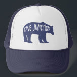 Cave Junction Oregon Bear Trucker Hat<br><div class="desc">Cave Junction Oregon is a small town and the Gateway to the Oregon Caves National Monument where you can enjoy culture,  art,  the spectacular beauty of the rivers,  streams,  and public forest lands available for hiking,  backpacking,  fishing,  & hunting.</div>