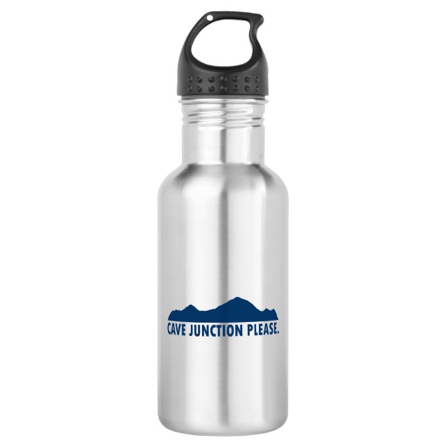 Cave Junction Oregon Please 532 Ml Water Bottle (Front)