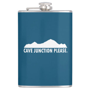 Cave Junction Oregon Please Hip Flask