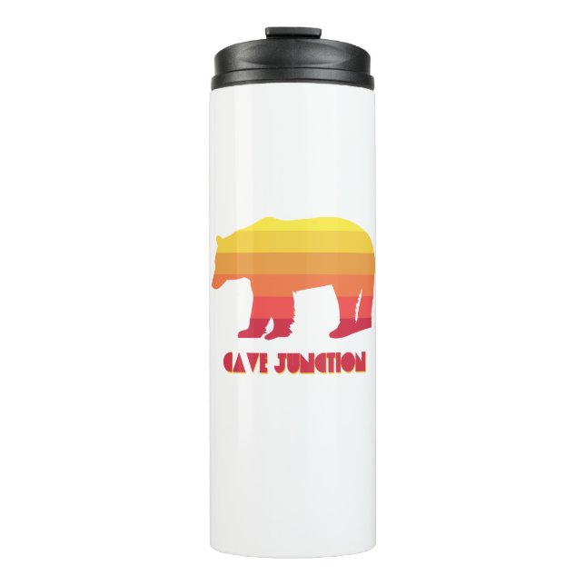 Cave Junction Oregon Rainbow Bear Thermal Tumbler (Front)
