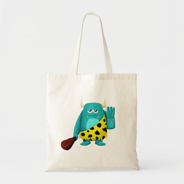 Cave Monster Tote Bag (Front)