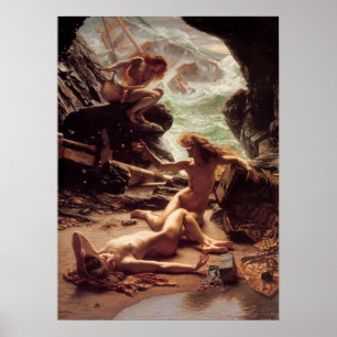 Cave Of The Storm Nymphs Poster