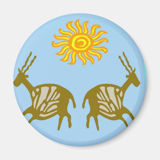 Cave Painting Magnet (Front)