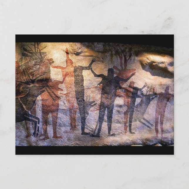 Cave Painting Rock Art Postcard (Front)