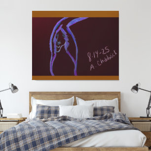 Cave Painting Stretched Canvas Print