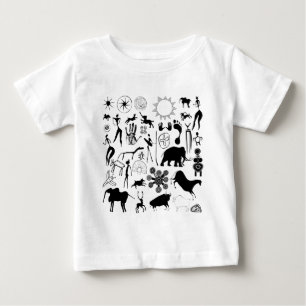cave paintings - primitive art baby T-Shirt