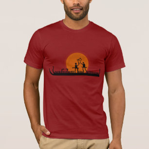 Cave Petroglyphs Viking Warriors T-Shirt