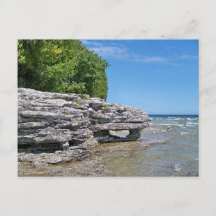 Cave Point Shoreline Postcard