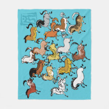 Cave Pony Fleece Blanket 4