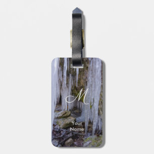 Cave Tunnel Of Ice Luggage Tag