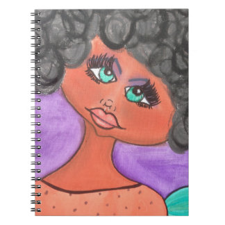 Cave Woman - Notebook- Black Notebook