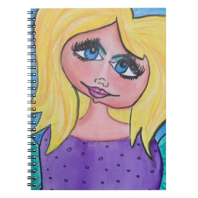 Cave Woman - Notebook - Blonde (Front)