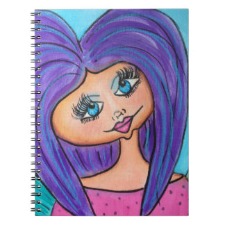 Cave Woman - Notebook - Purple