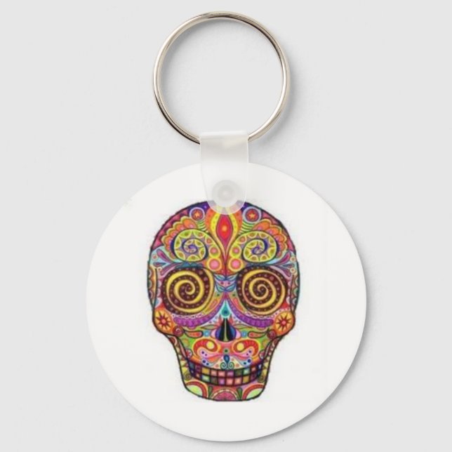 Caveira Funny Key Ring (Front)