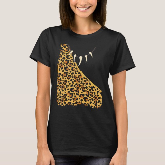 Caveman Costume Cosplay Cave Diving Hiker Explorer T-Shirt (Front)