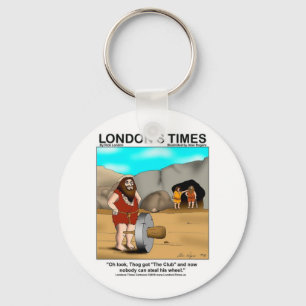 Caveman Got The Club... Funny Gifts & Tees Key Ring