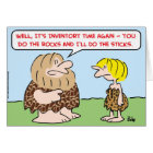 caveman inventory time rocks sticks